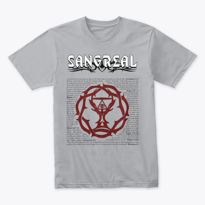 Sangreal T-Shirt Lyrics.